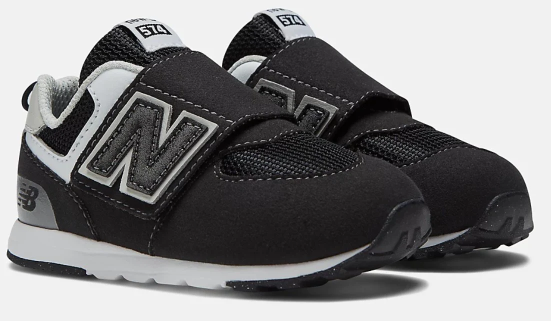 Infant 574 New-b Hook & Loop Black - Image 3