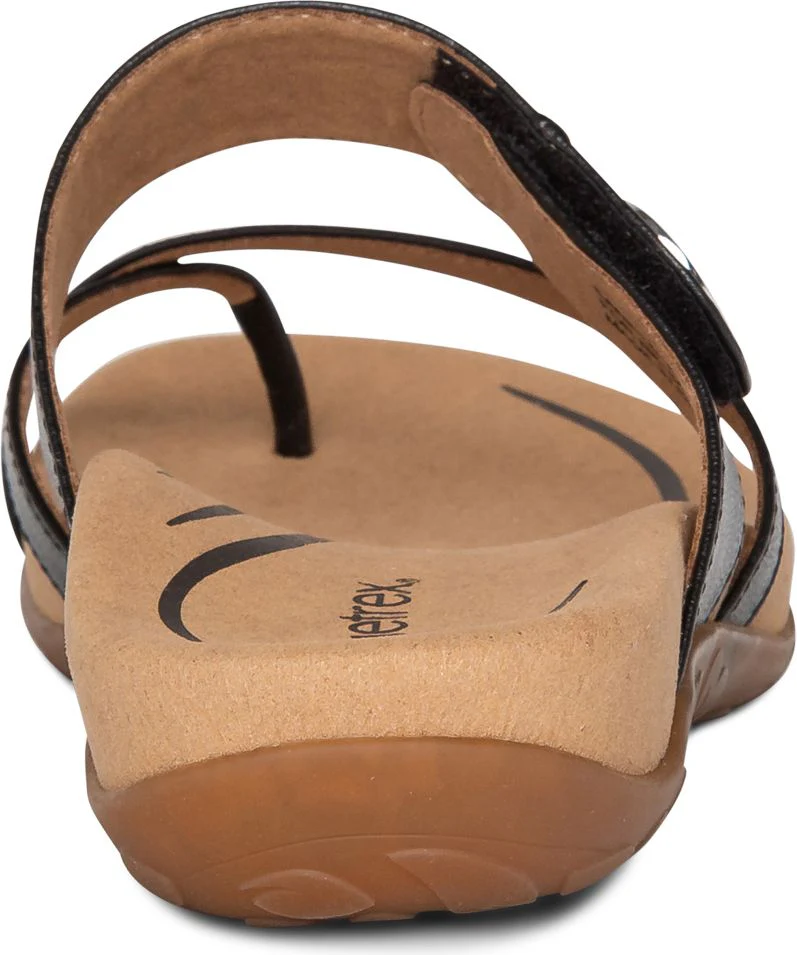 Izzy Adjustable Slide Sandal Black - Image 2
