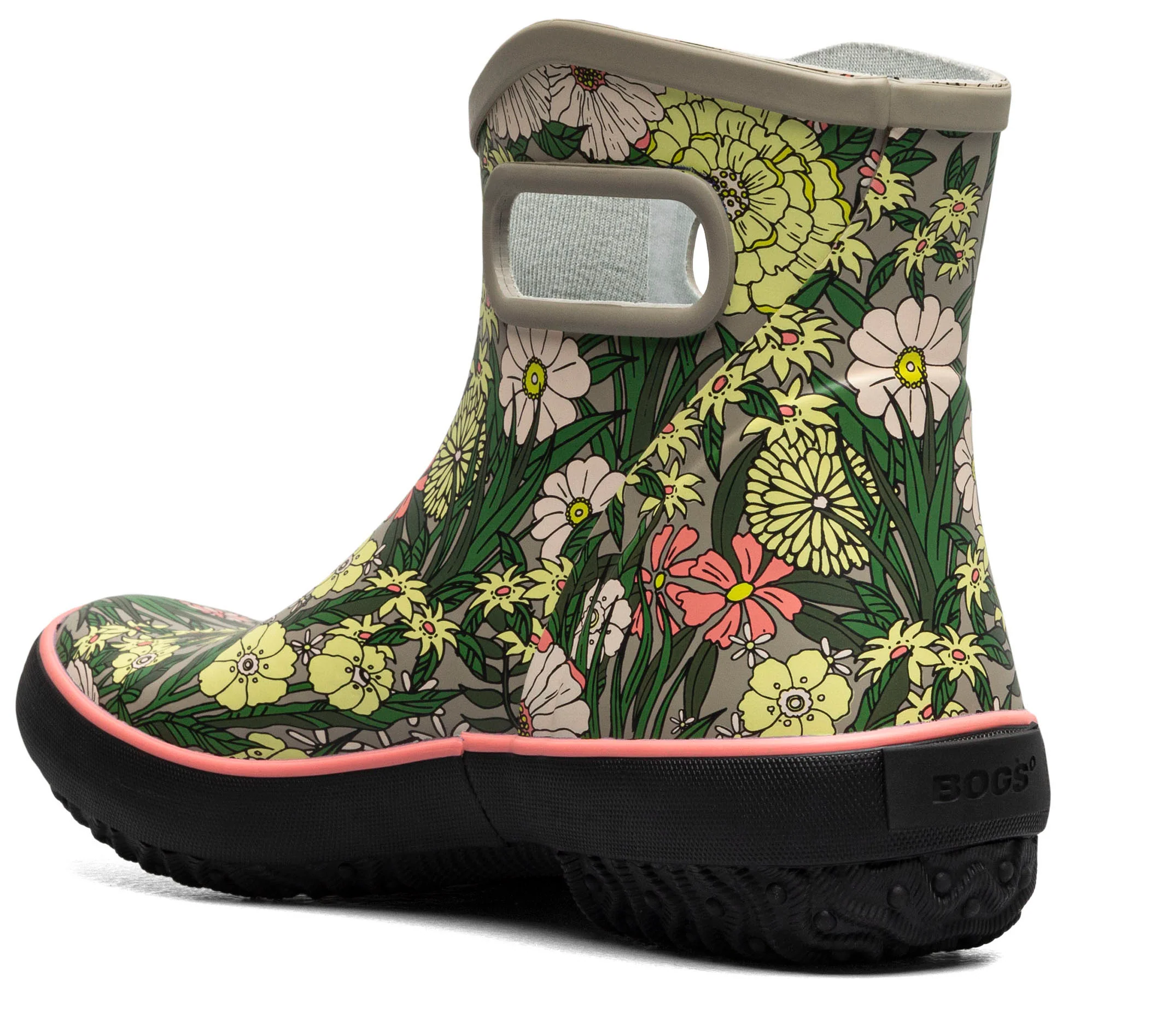 Patch Ankle Vintage Floral Taupe Multi - Image 4
