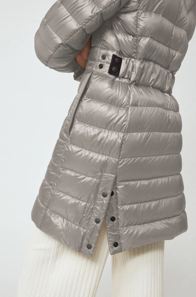 Cypress Hooded Down Jacket Limestone - Image 3