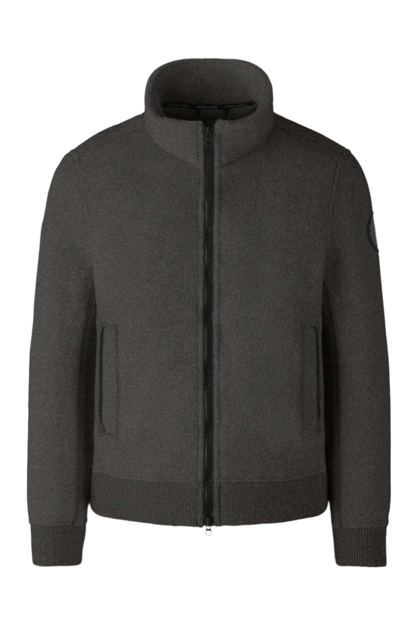 Lawson Fleece Jacket Black Disc Quarry Grey - Image 4