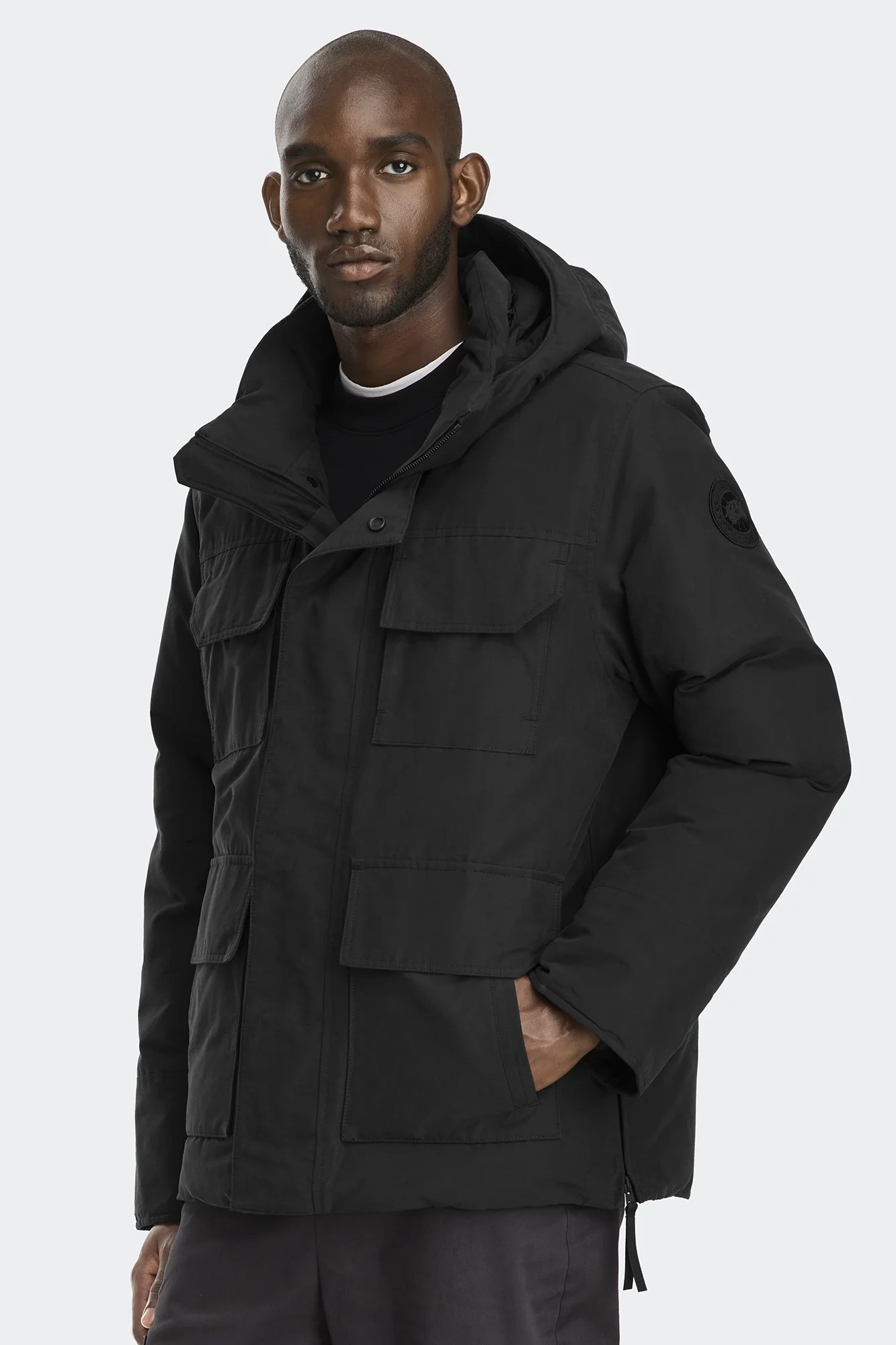 Maitland Parka Cotton Tonal Disc Black - Image 2
