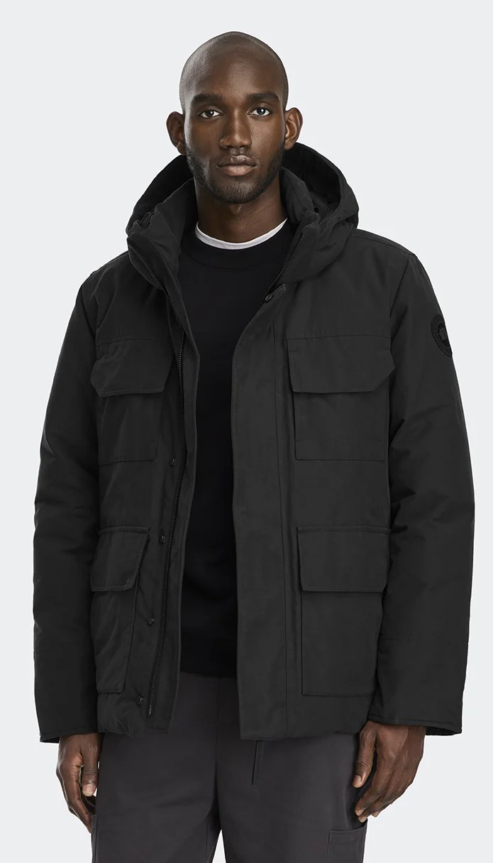 Maitland Parka Cotton Tonal Disc Black - Image 3