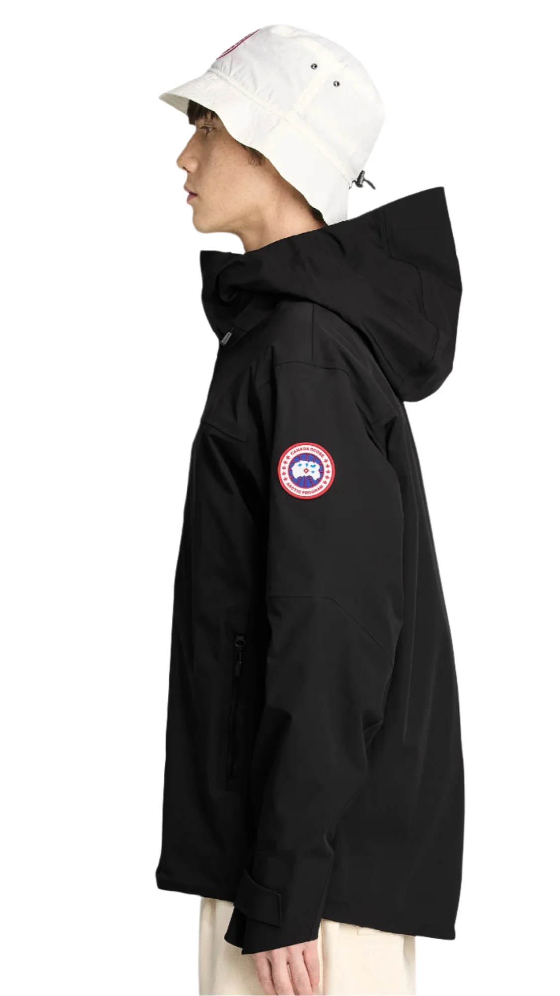 Men's Rupert Rain Jacket Black - Image 7