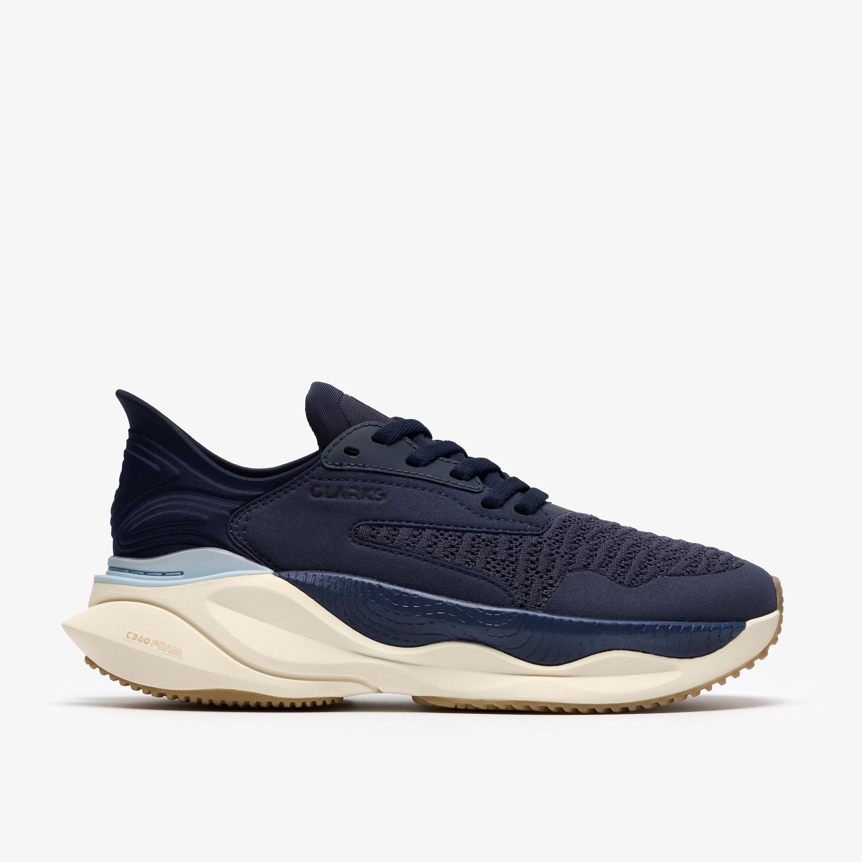 Clarks Pace Navy - Image 2