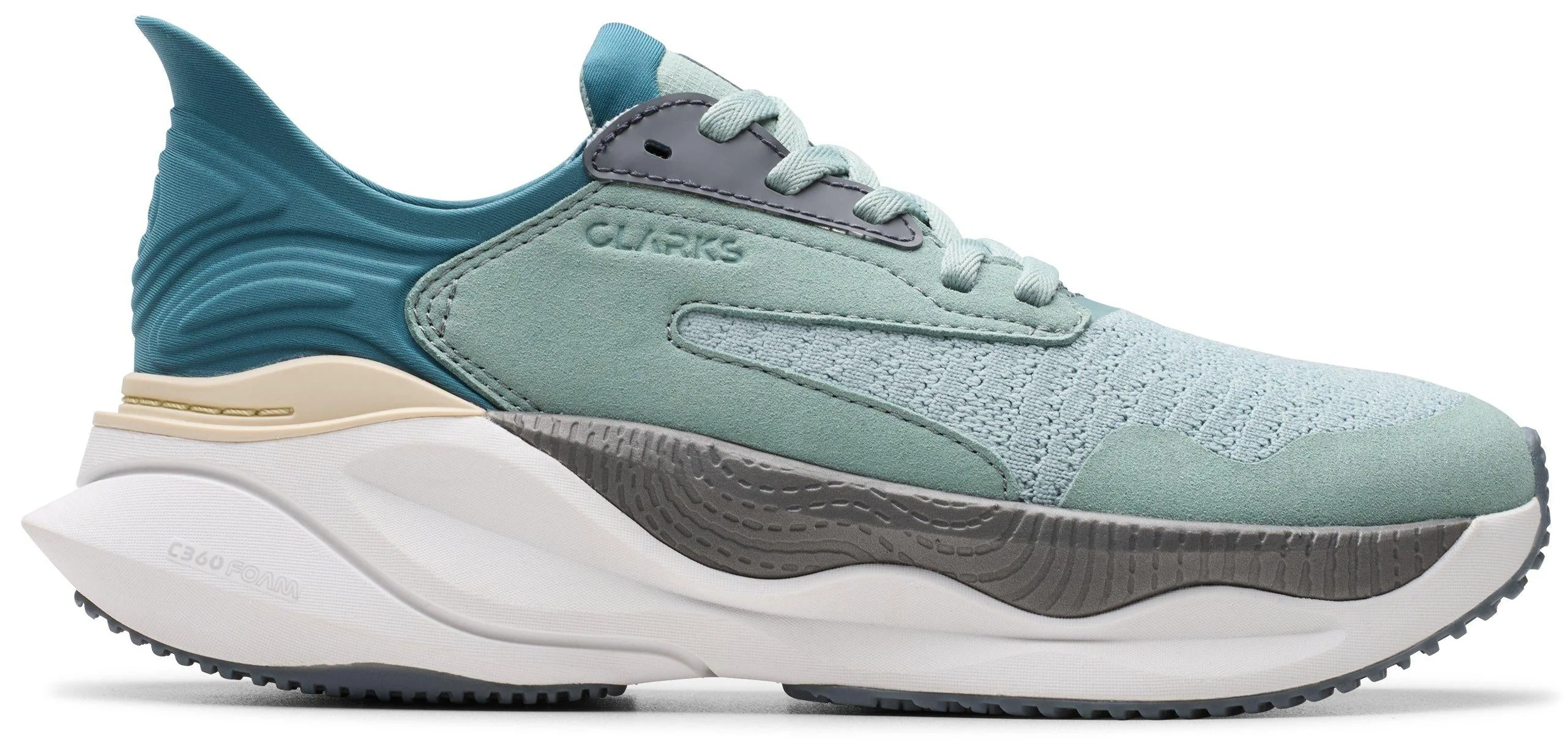 Clarks Pace Textile Aqua Combi - Image 2