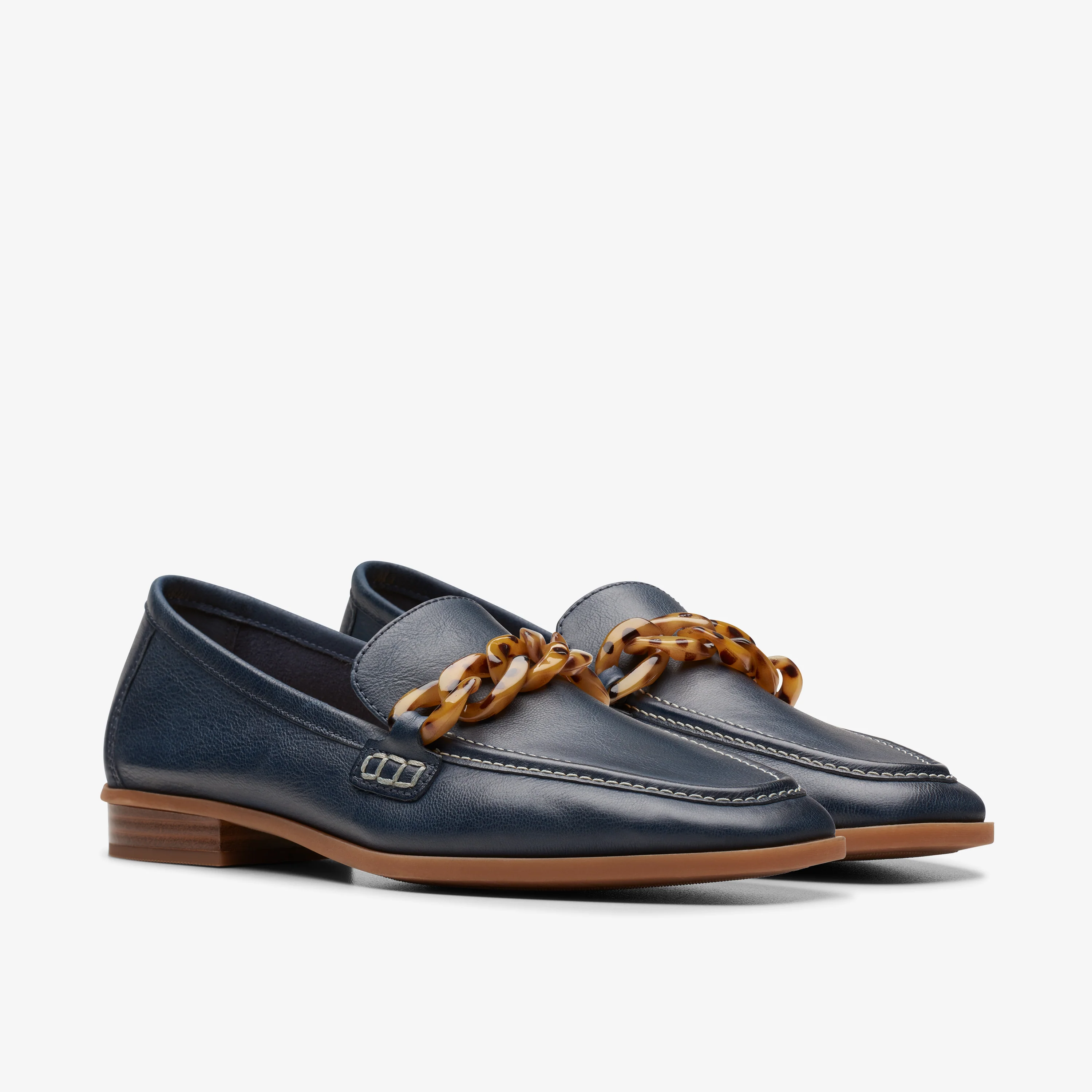 Sarafyna Iris Leather Navy Leather