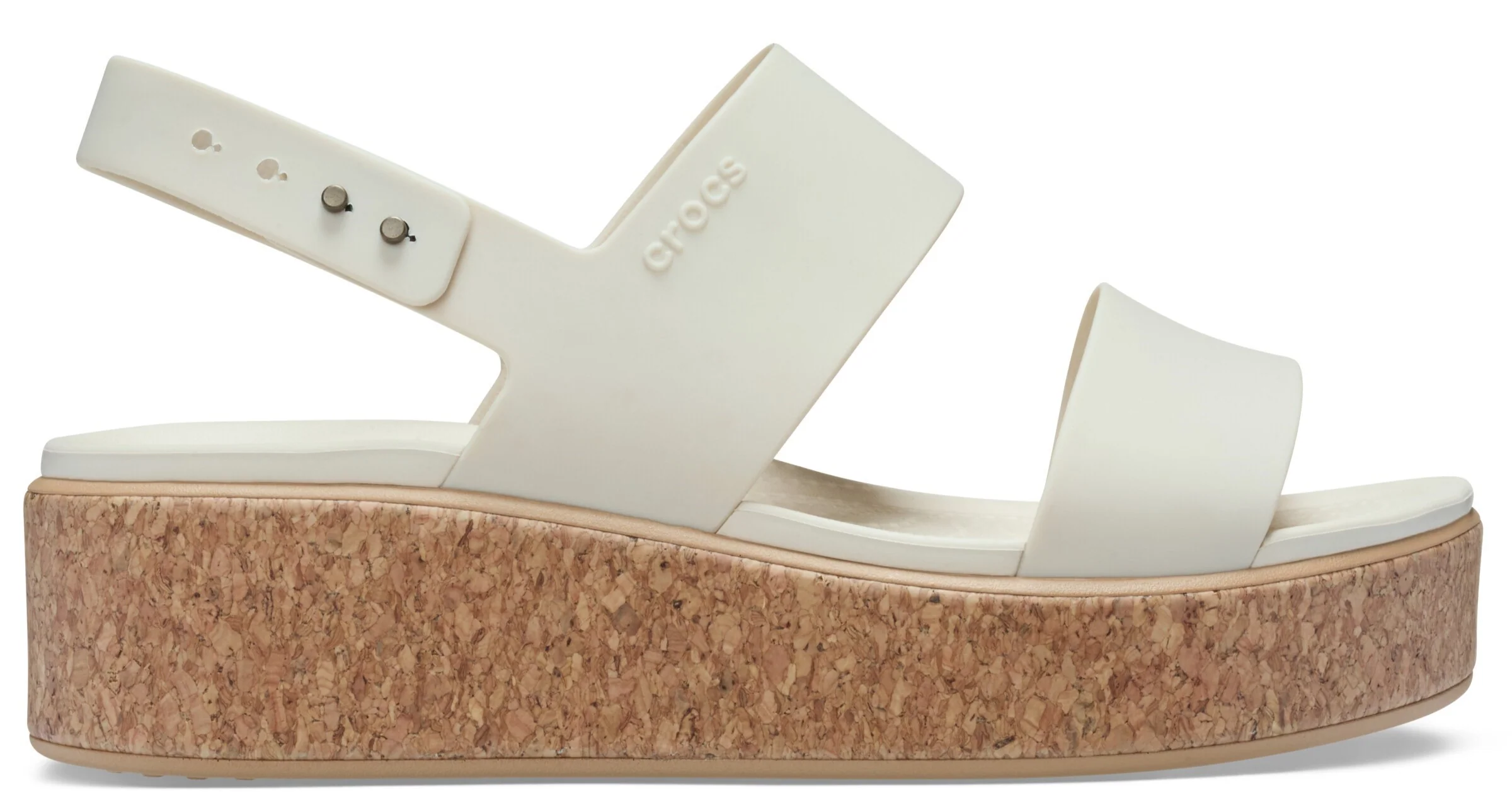 Brooklyn Cork Low Wedge Frappe - Image 3