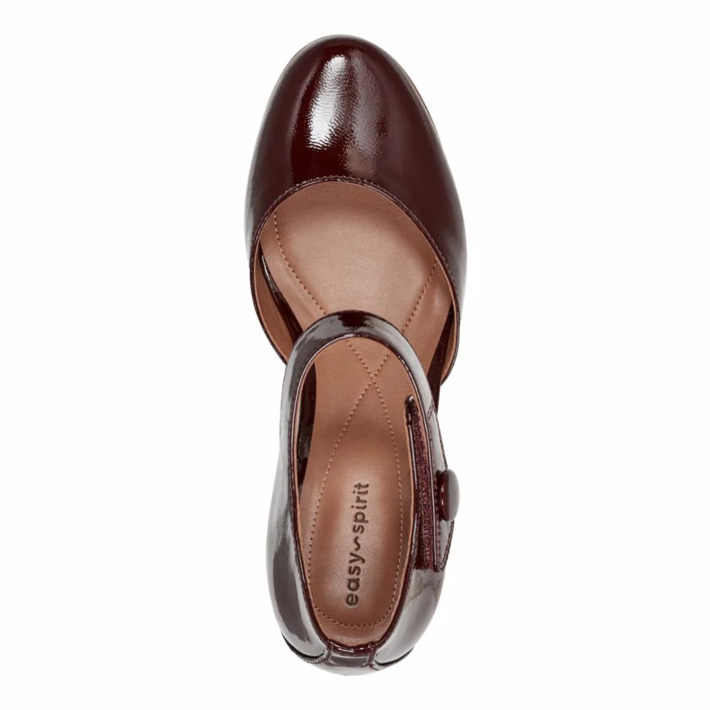 Clarice - Wine Red90025 - SFT Nappa Pat Red - Image 4