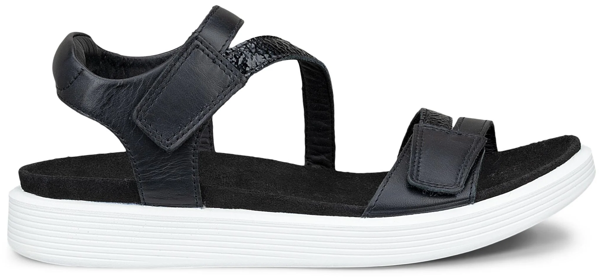 Soft Sandal 3 Strap Black - Image 3
