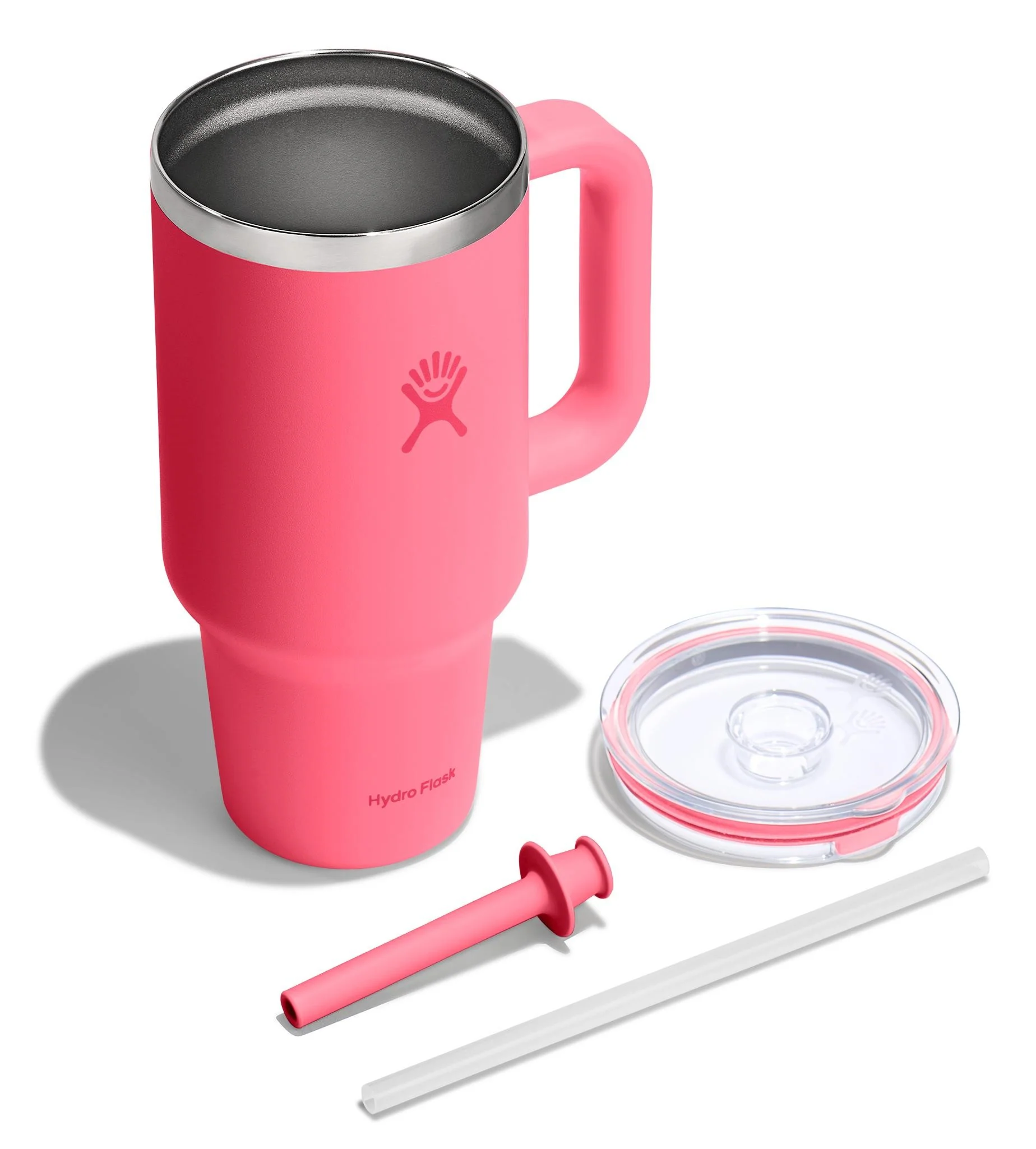 32oz Travel Tumbler Clear Lid Popstar Pink - Image 2