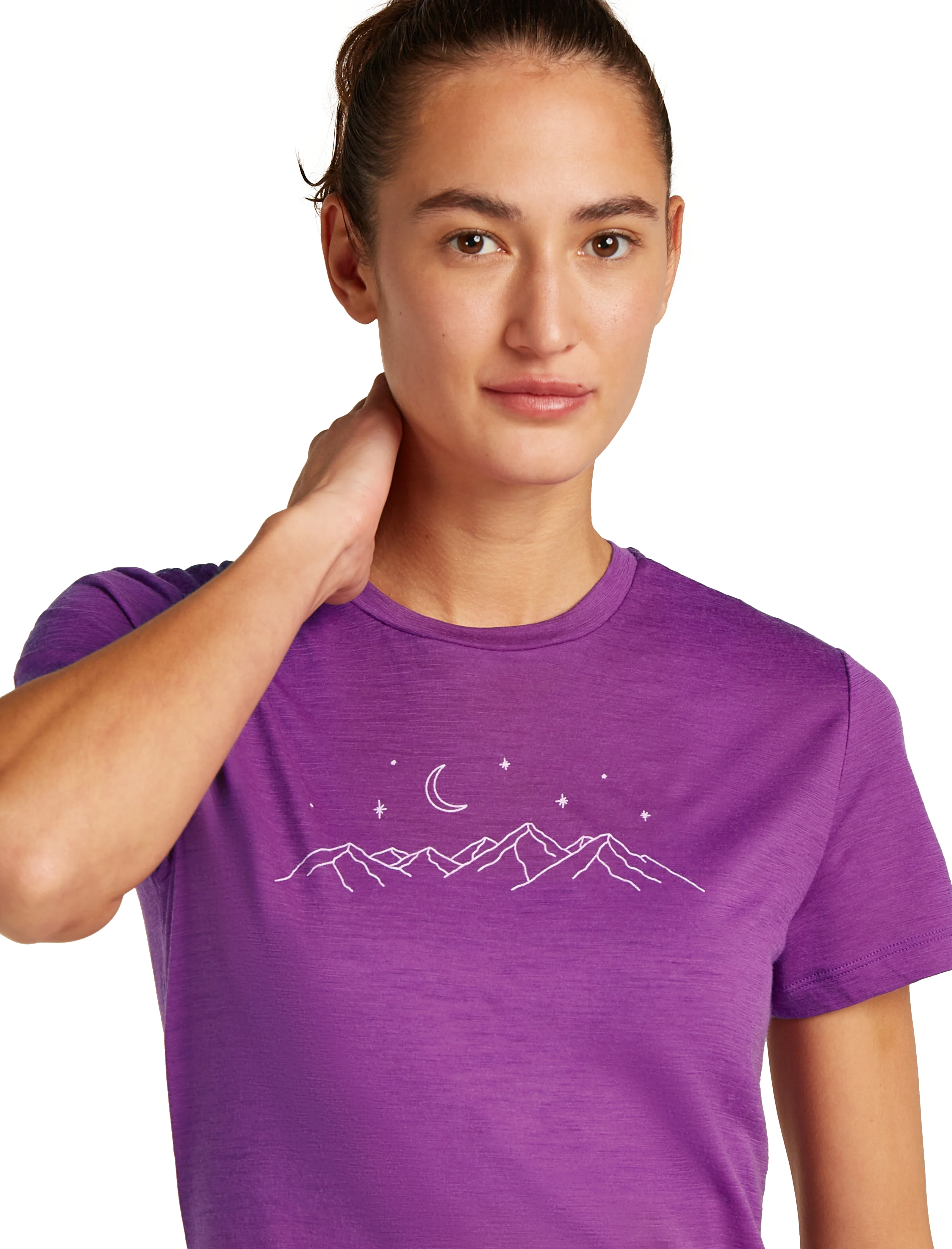 W Merino 150 Tech Lite SS Tee Sparkling Stars Passion - Image 2
