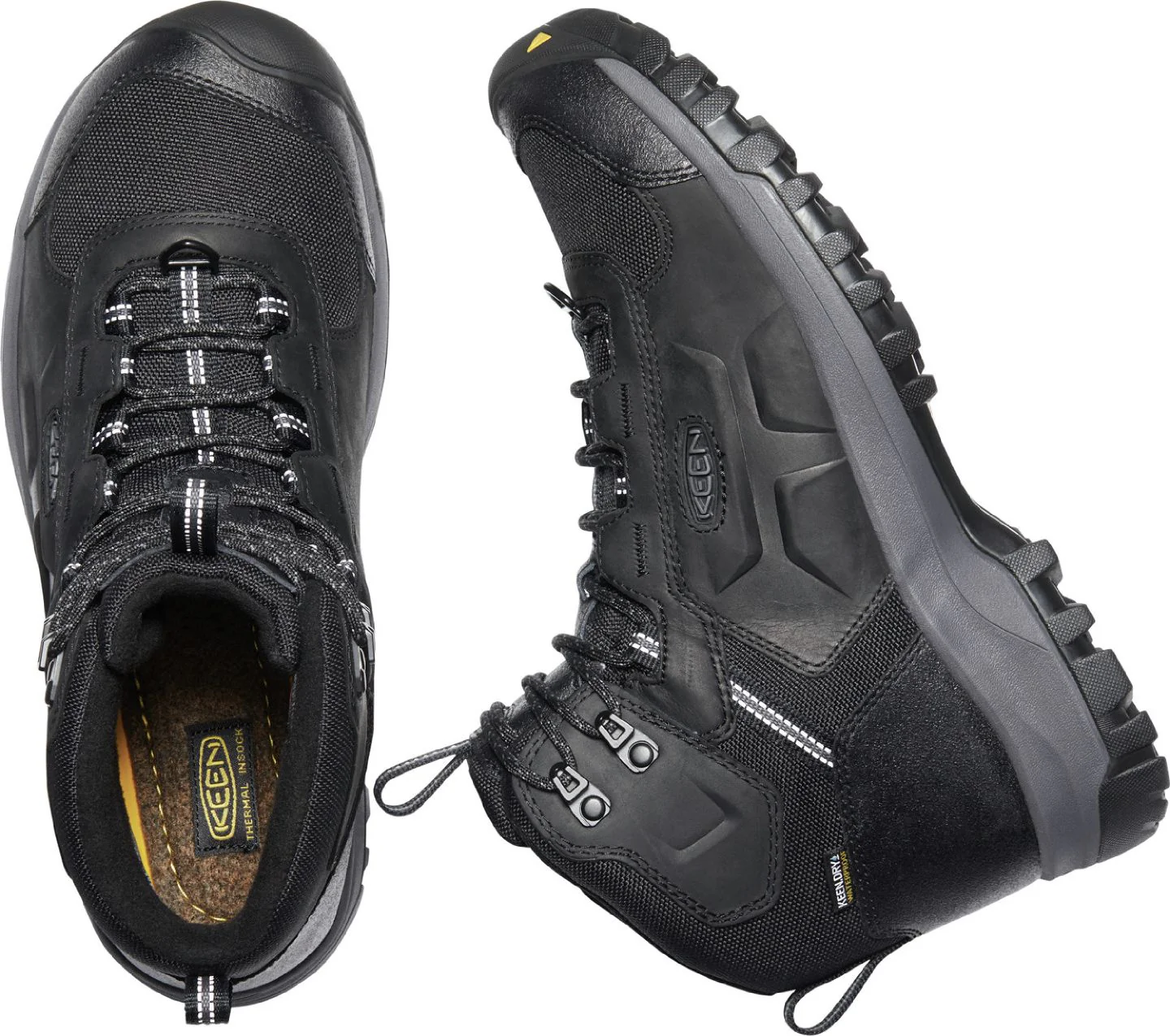 Men's Basin Ridge Mid Polar Black - Image 4