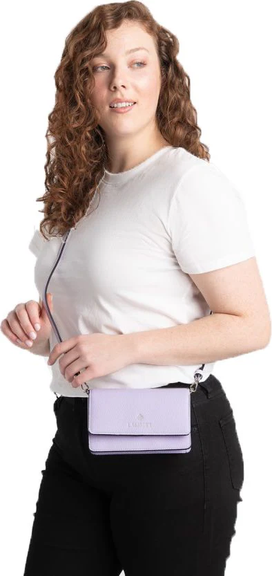 2 In 1 Wallet Crossbody SLG Lavender Pebble - Image 5