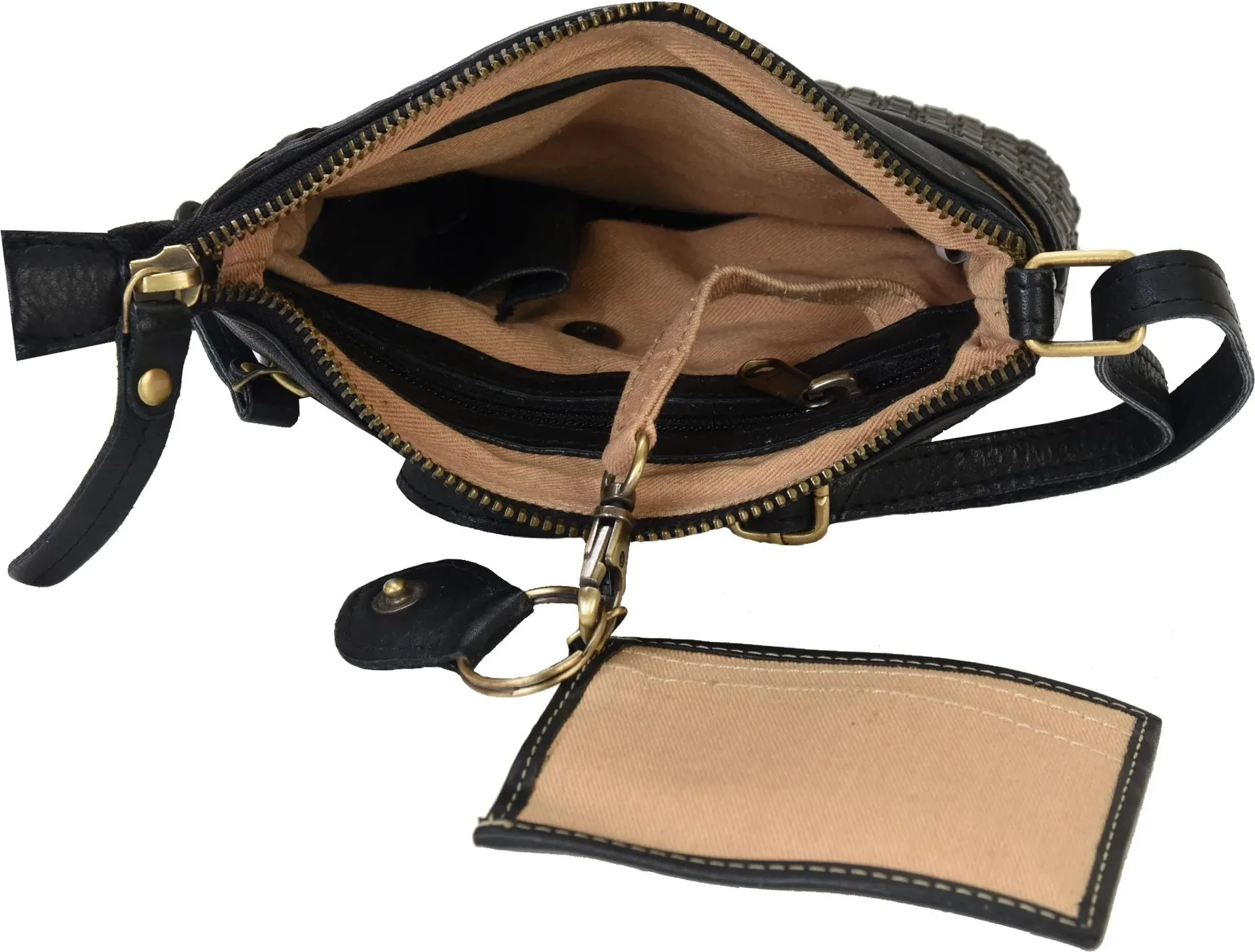 Pixie Woven Crossbody Black - Image 2