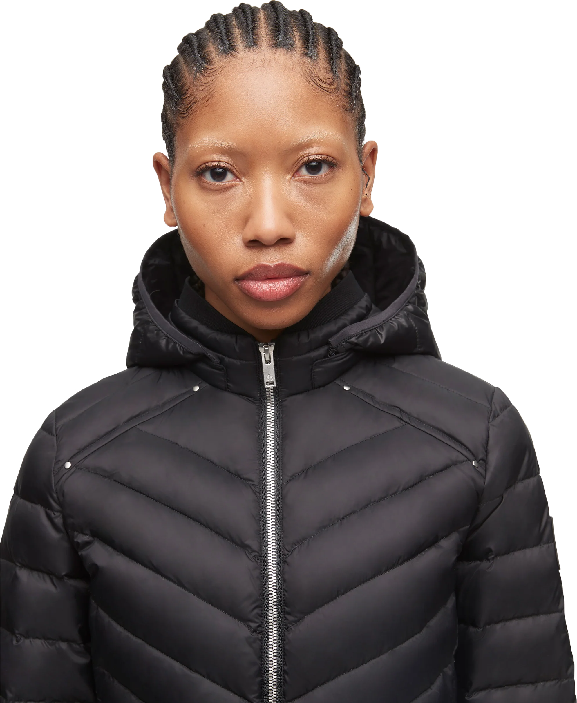 W Air Down Parka Black - Image 2