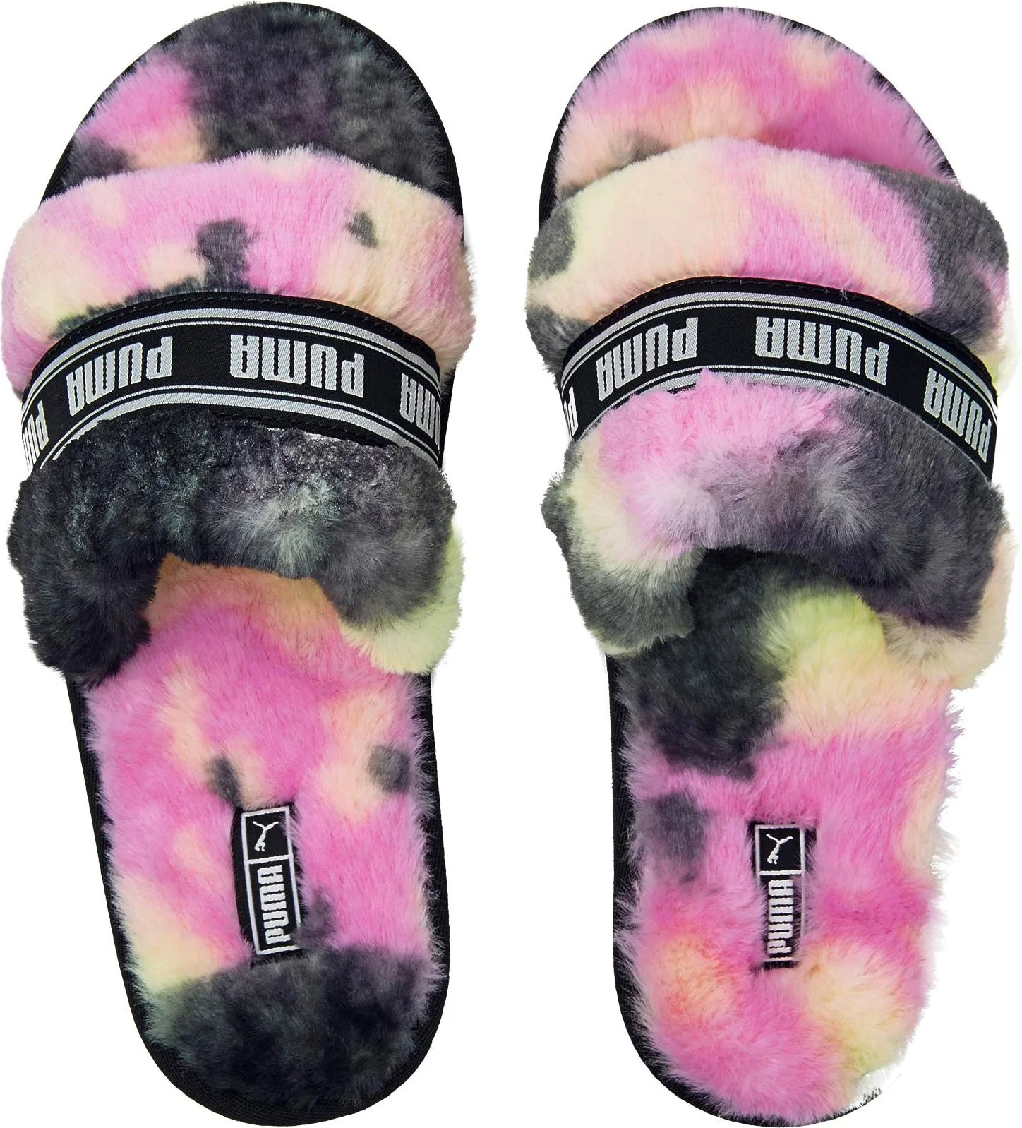 Puma Fluff Tie-dye Black/White - Image 4