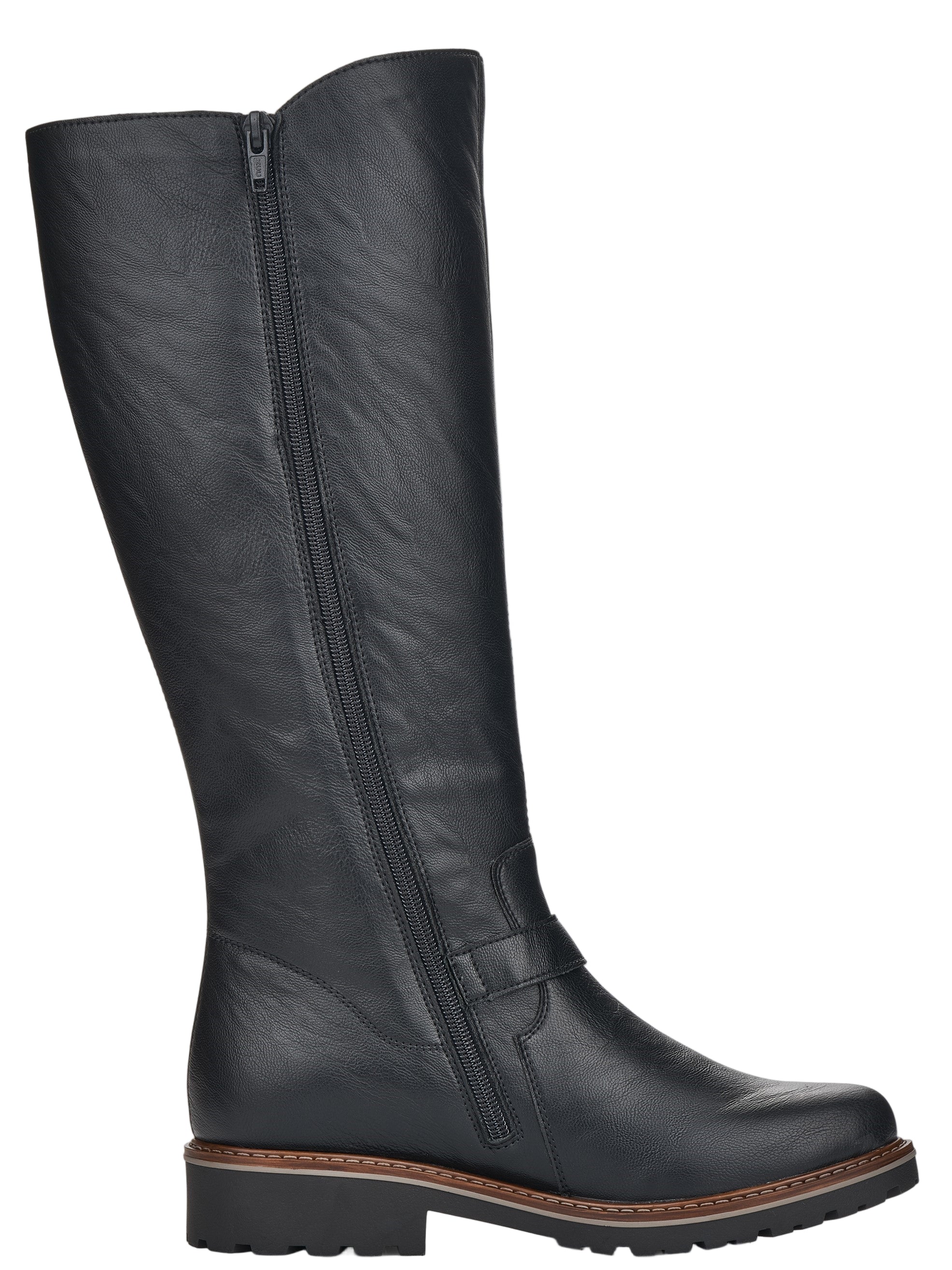 Black Tall Side Zip