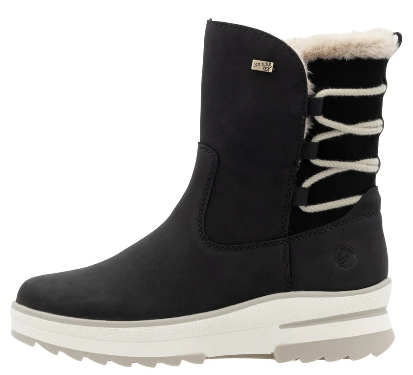 Black Warmlined Side Zip Boot - Image 3