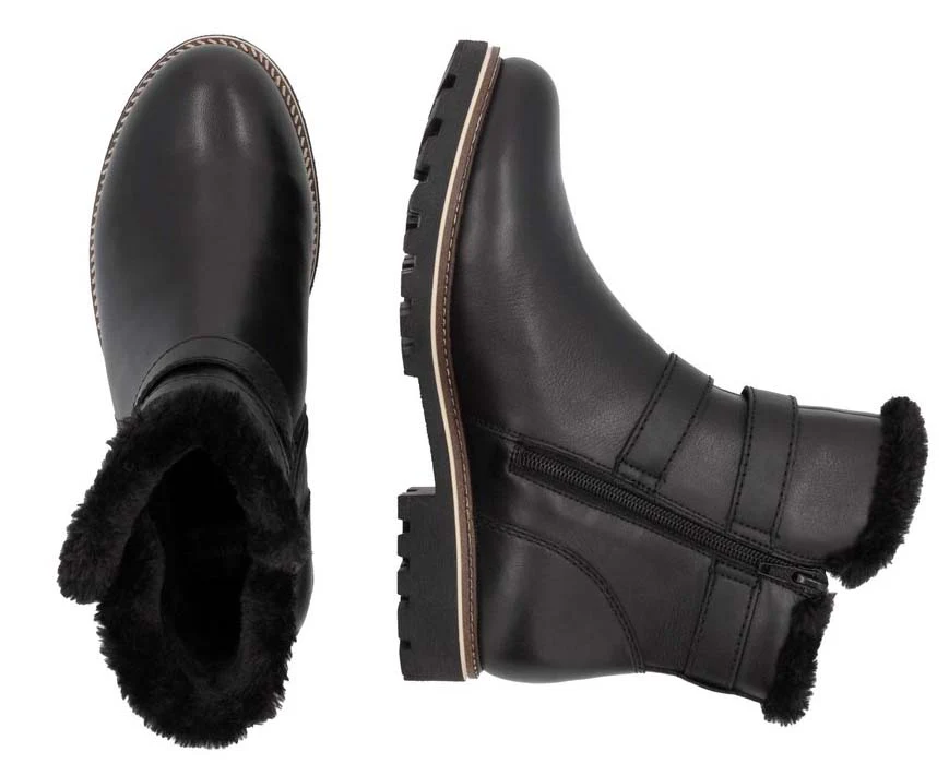 Black Warmlined Side Zip Boot - Image 8