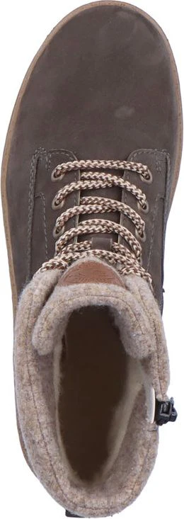 Grey Lace Up Boot - Image 6