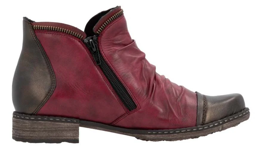 Red Side Zip Boot - Image 2