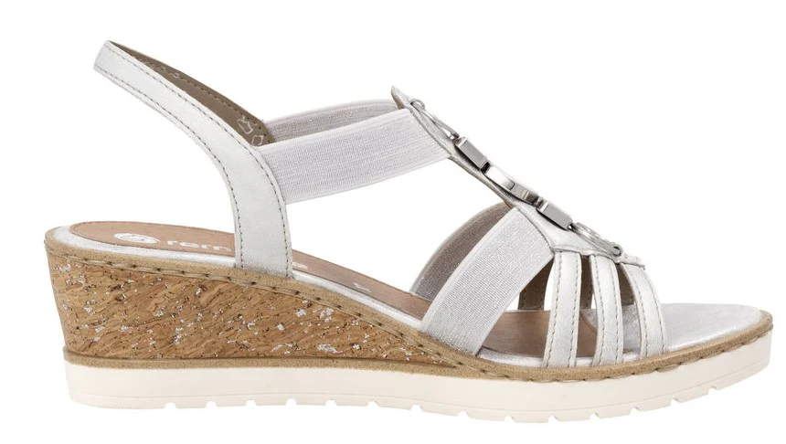White Elastic Pull On - Image 2