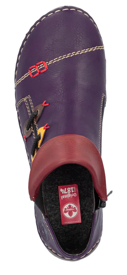 Aubergine Side Zip Boot - Image 8