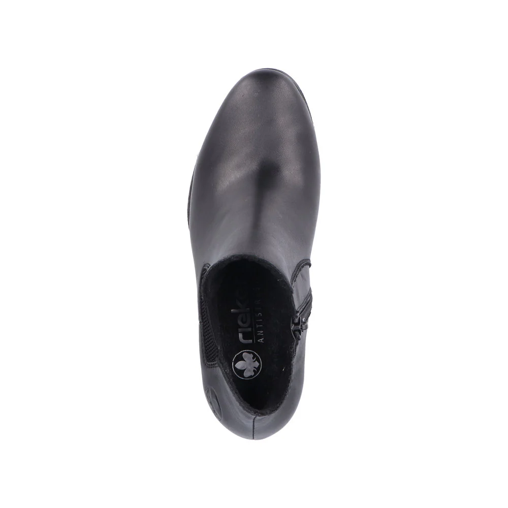 Black Heeled Double Gore Boot - Image 8