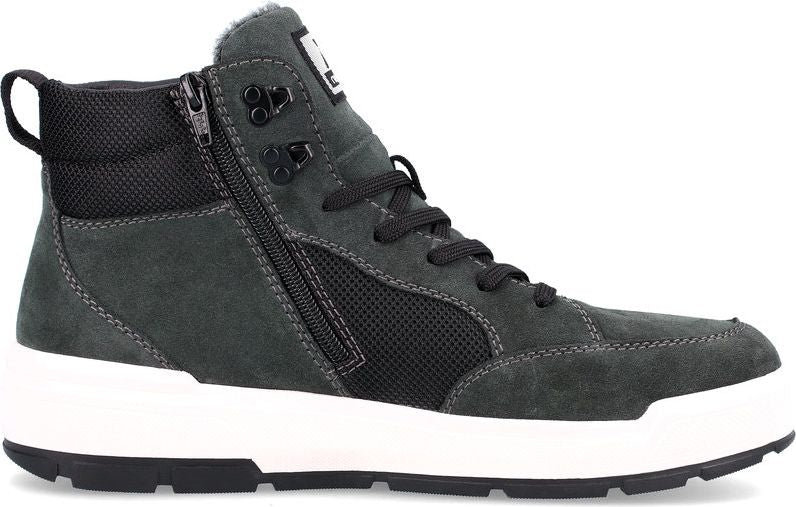 Black Lace Up Boot - Image 2