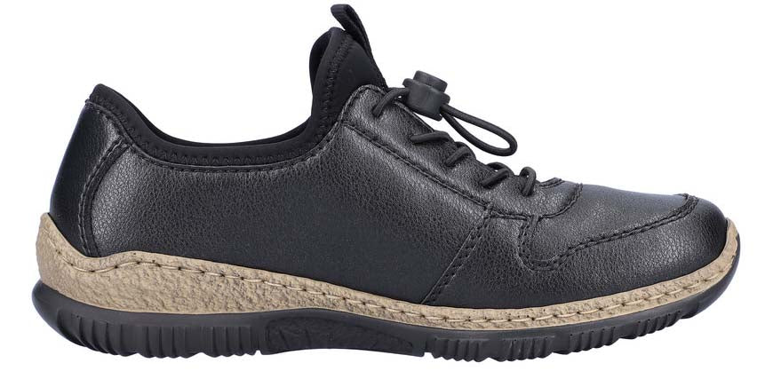 Black Slip On Pull Tie - Image 2