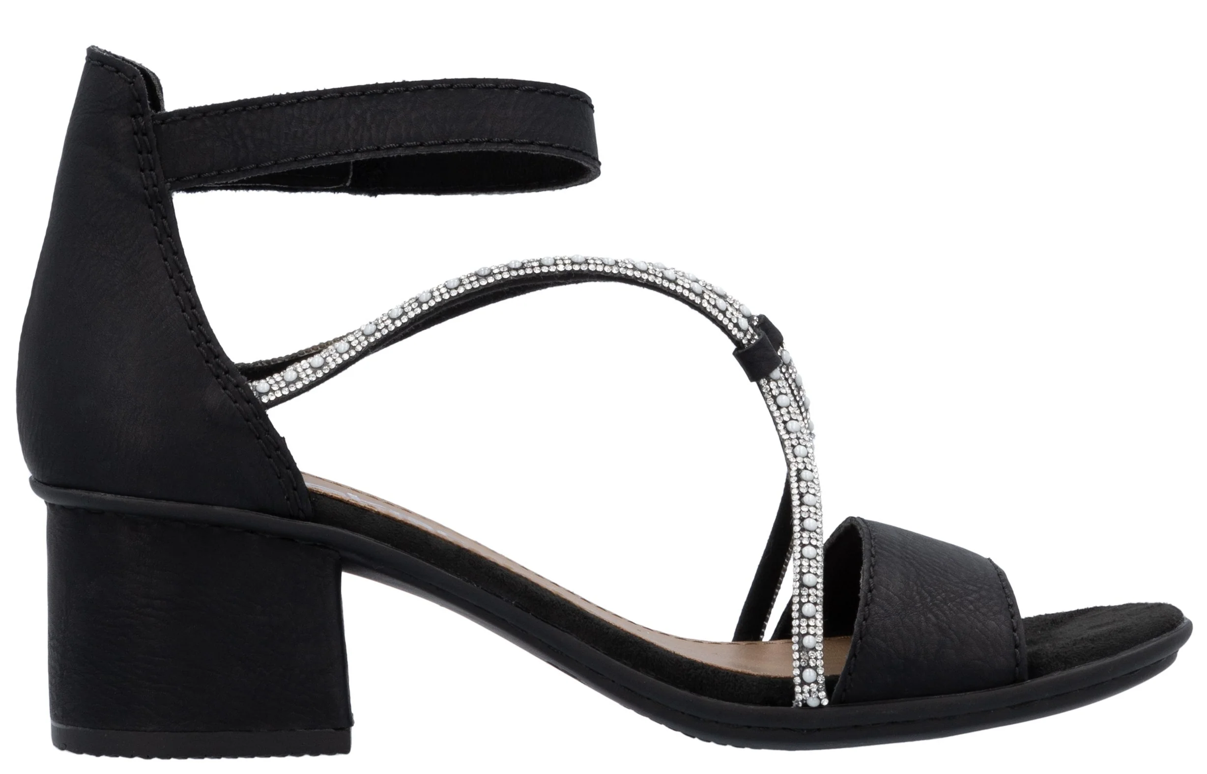 Black Strappy Dress Sandal