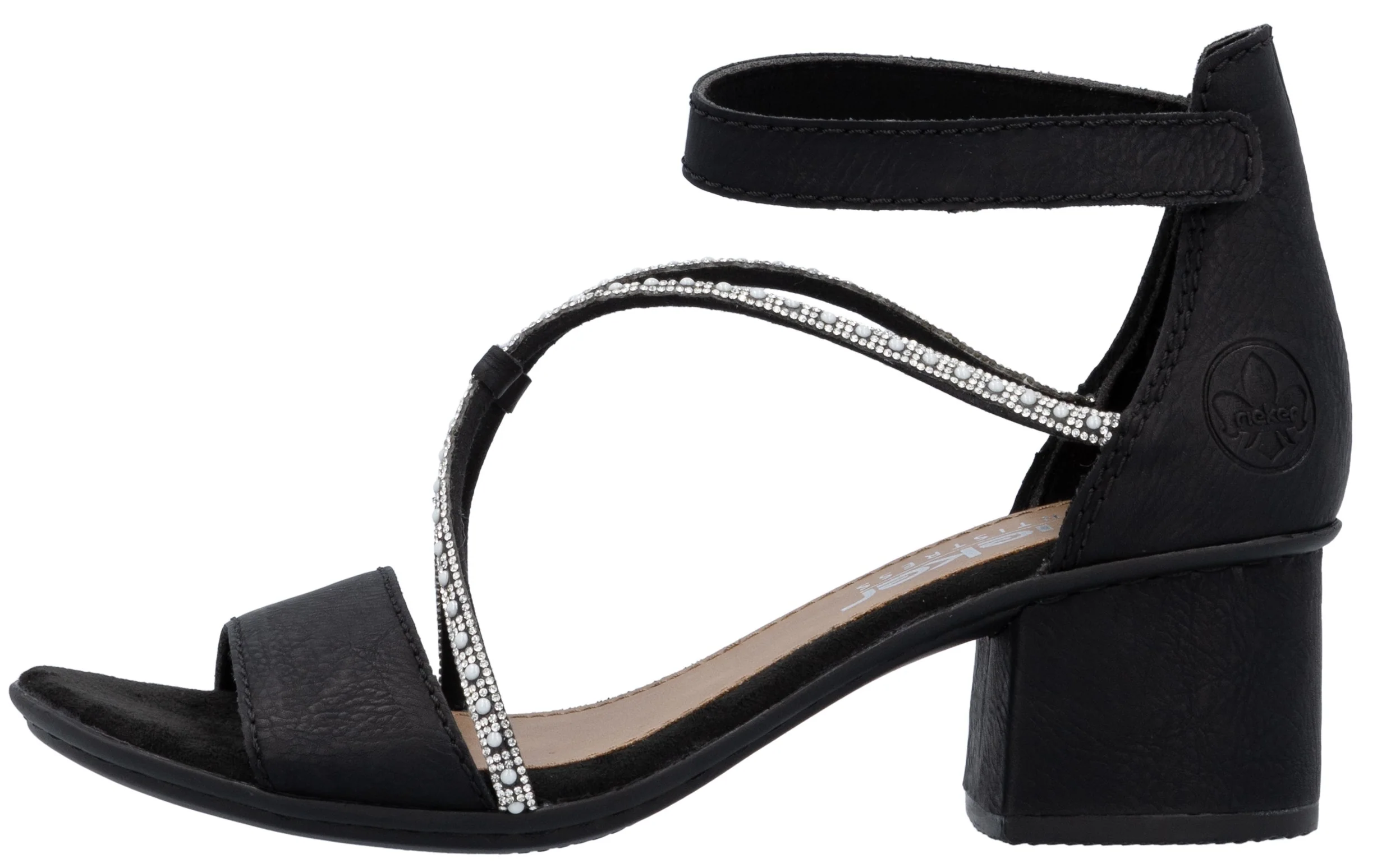 Black Strappy Dress Sandal - Image 2