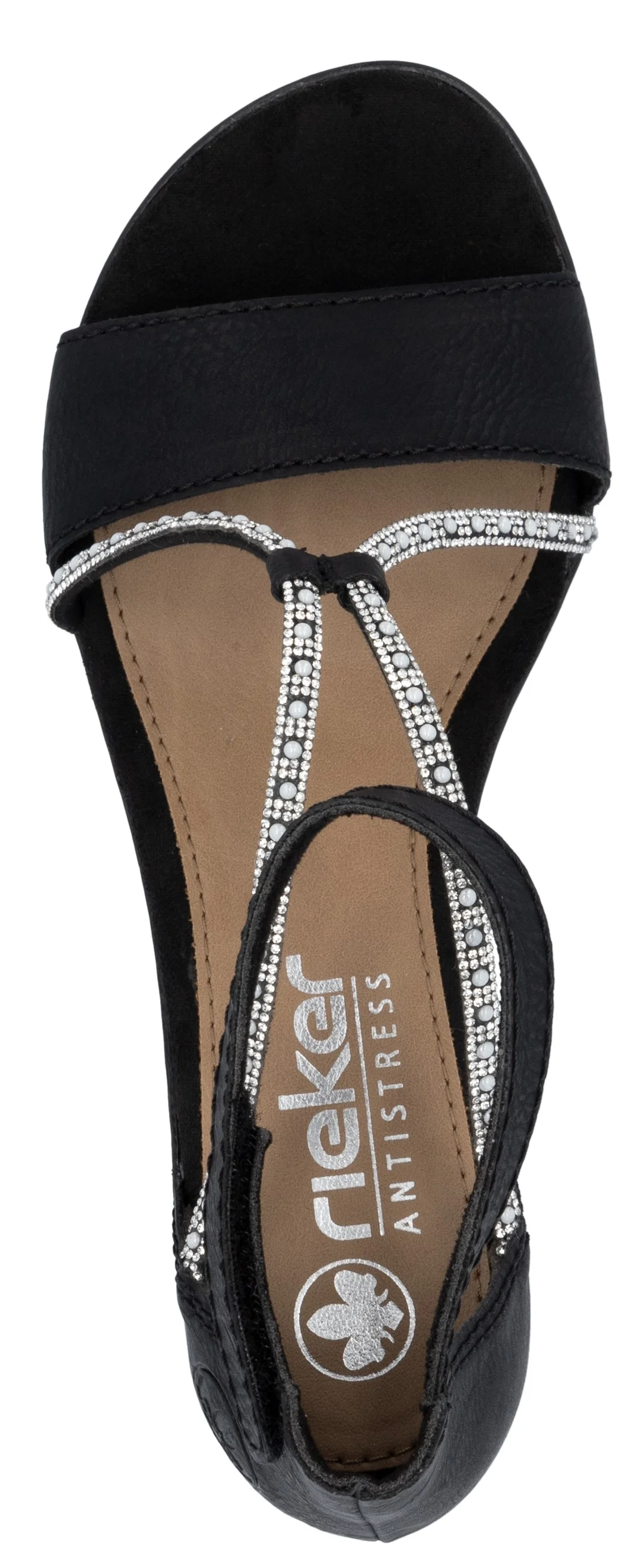 Black Strappy Dress Sandal - Image 3