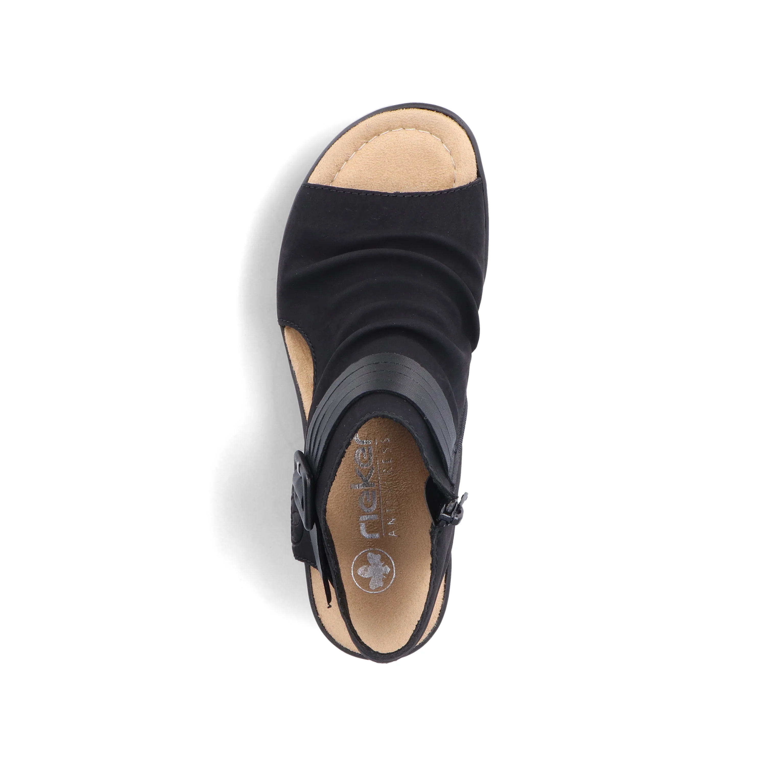Black Wedge Sandal - Image 6