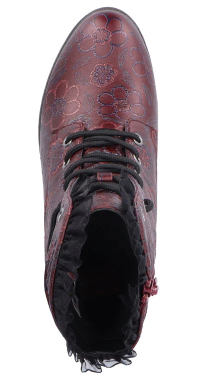 Bordeaux Warmlined Heeled Boot - Image 8