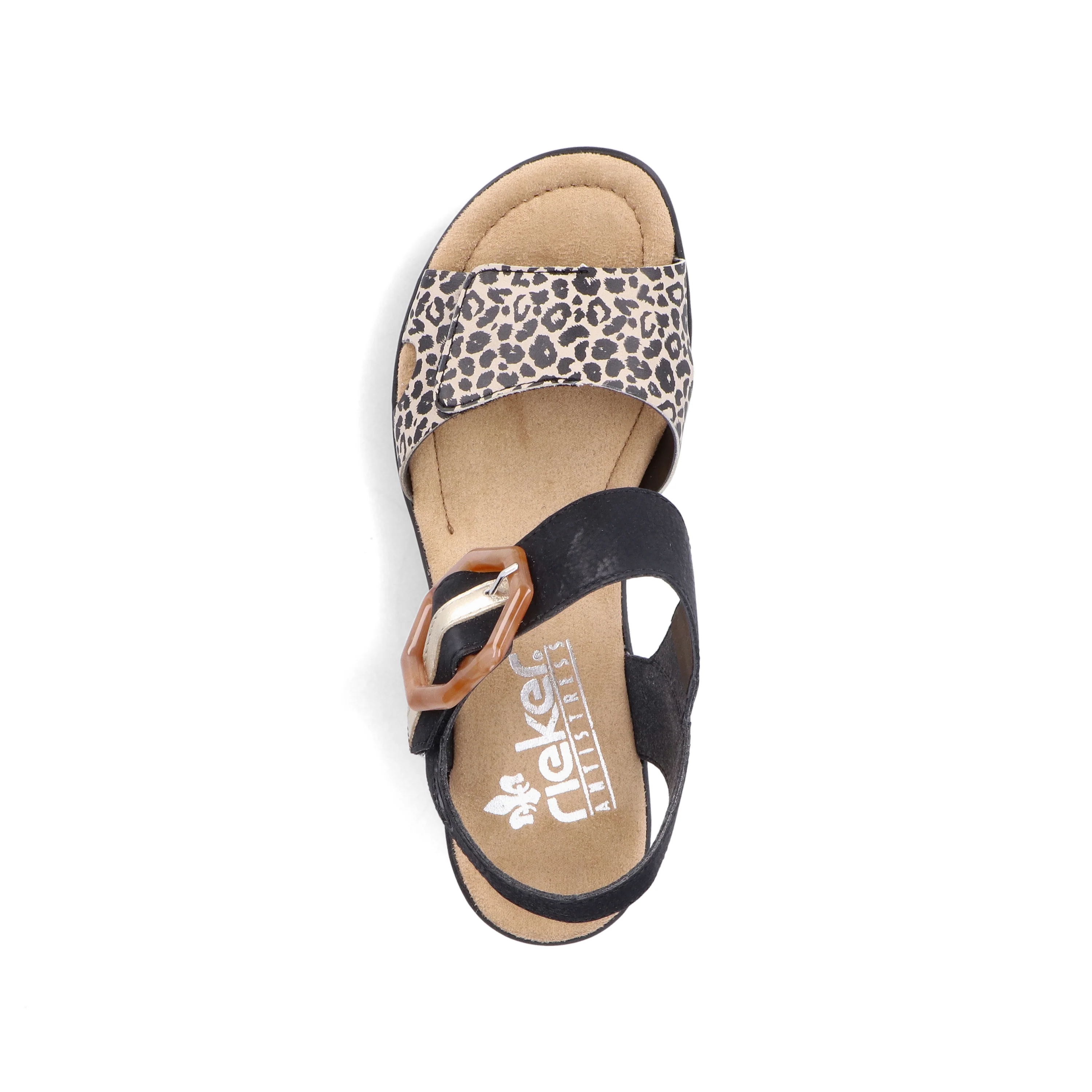 Ginger Black Wedge Sandal - Image 5