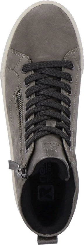 Grey Lace Up Boot - Image 6