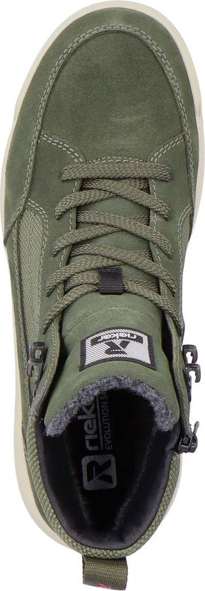 Khaki Lace Up Boot - Image 6