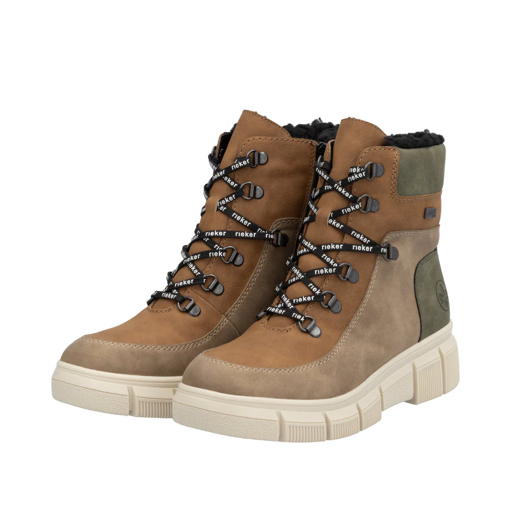 Multi Warmlined Lace Up Boot - Image 4