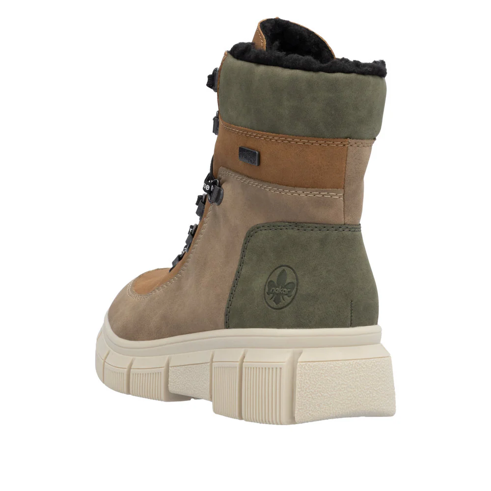 Multi Warmlined Lace Up Boot - Image 7