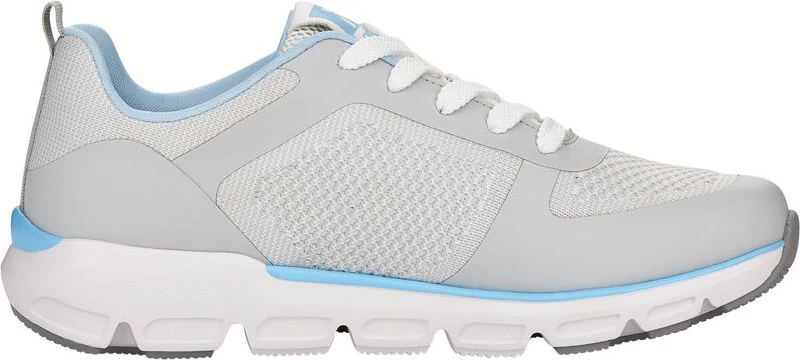 Off White/Light Blue Accent Lace Up - Image 2