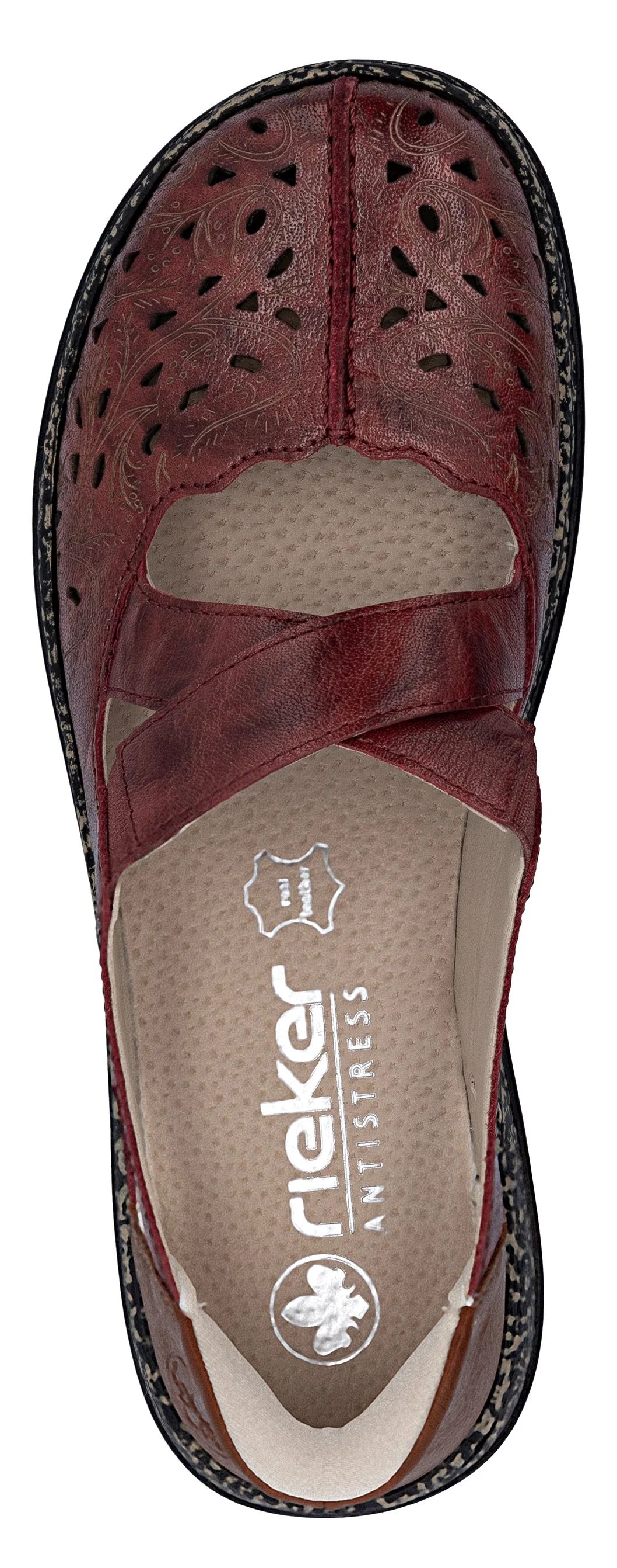 Red Criss Cross Slip On - Image 3