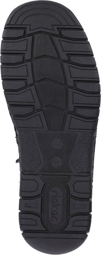 Warm Ankle Side Zip Boot Black - Image 7