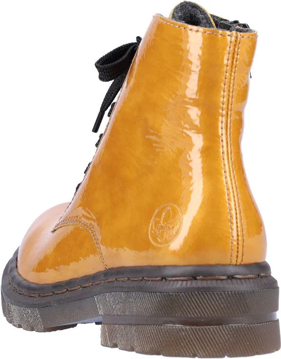 Yellow Lace Up Boot - Image 5