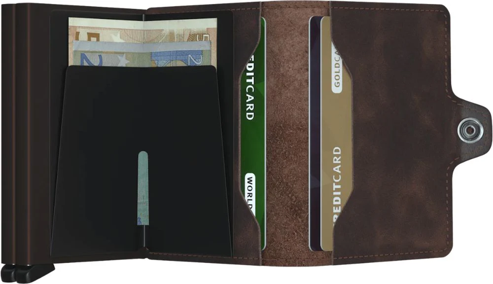 Twinwallet Vintage Chocolate - Image 3