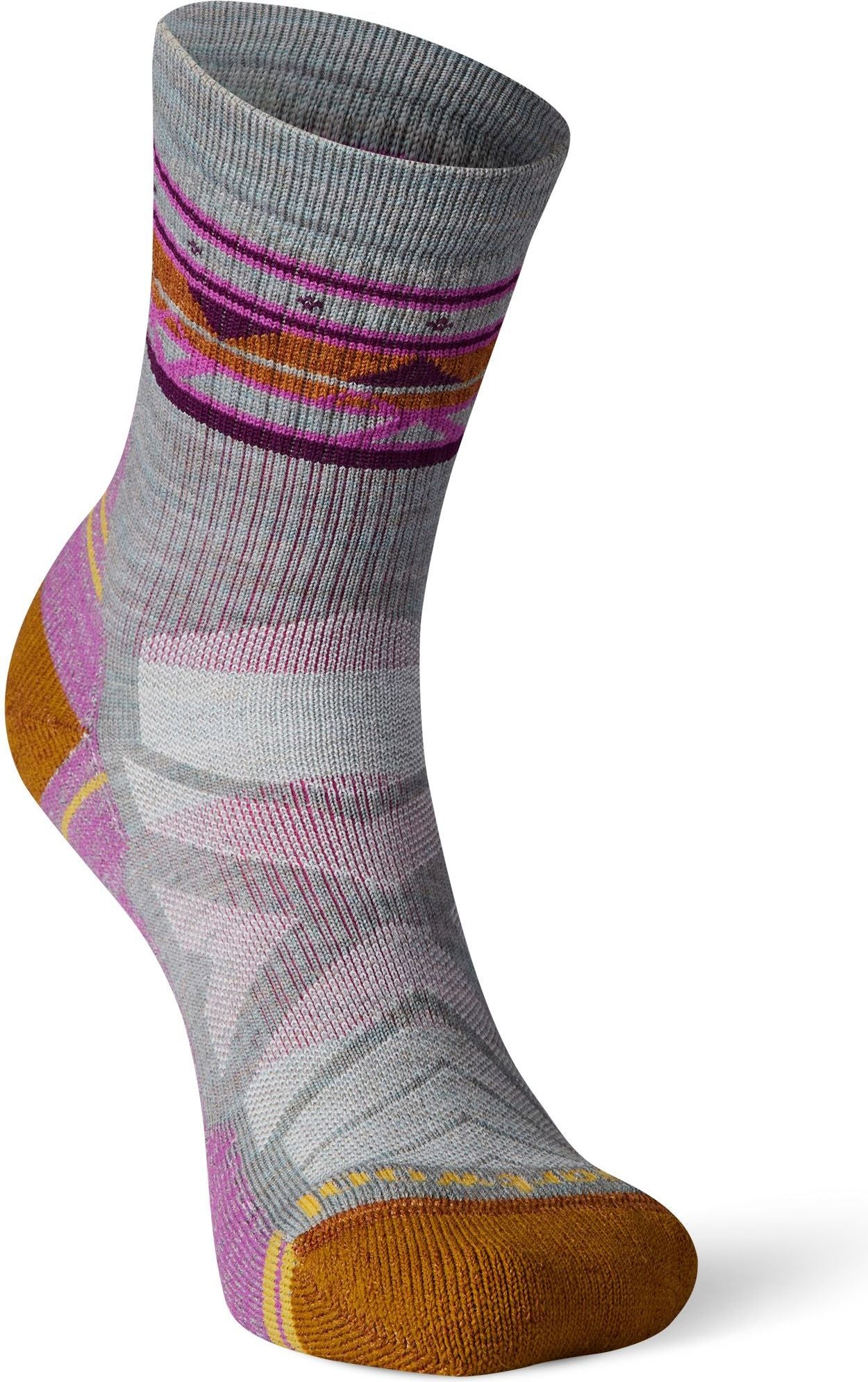 Performance Hike Light Cushion Ethno Graphic Mid Crew Lunar Grey - Image 2