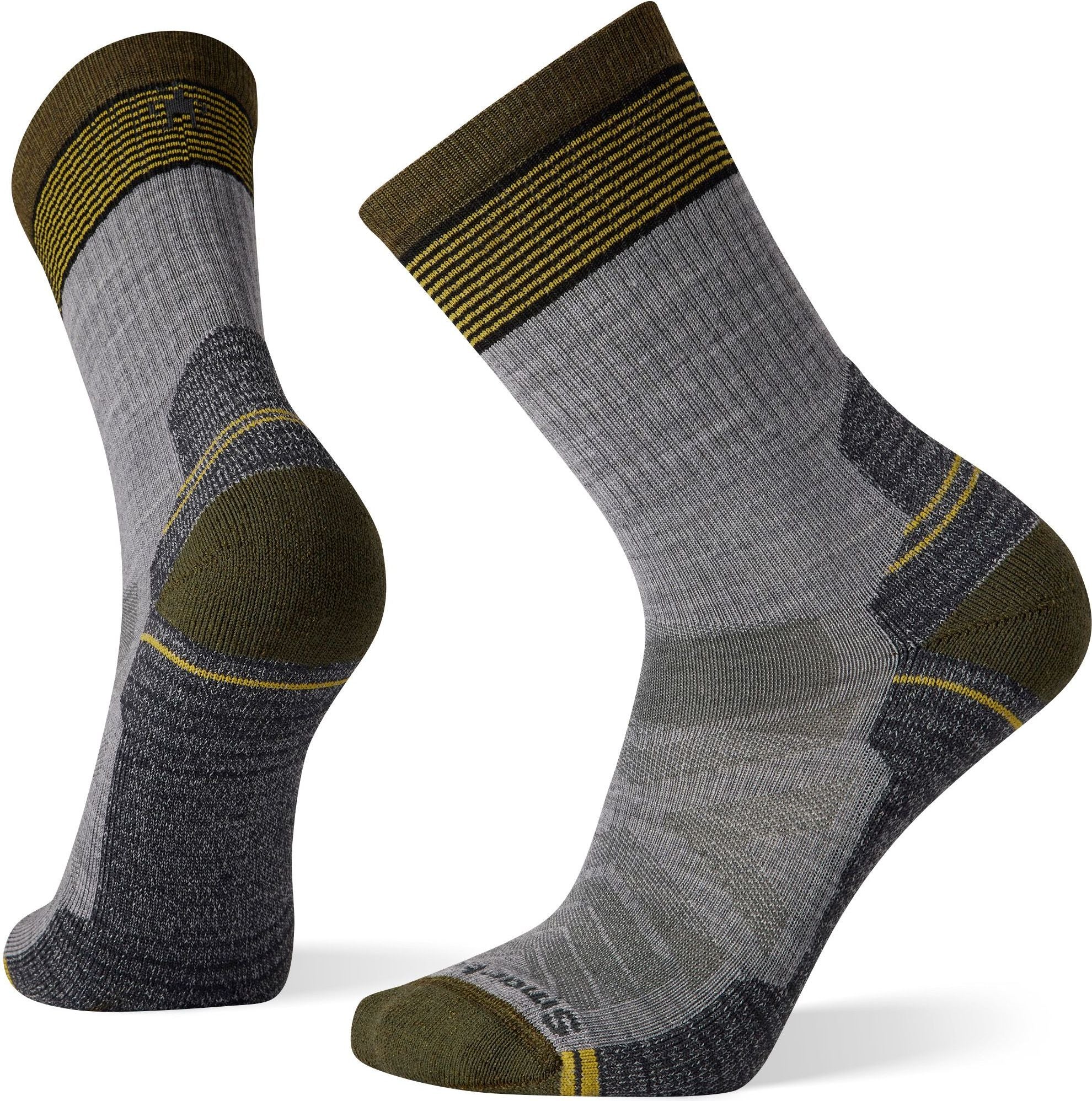 Performance Hike Light Cushion Micro Stripe Crew Light Grey