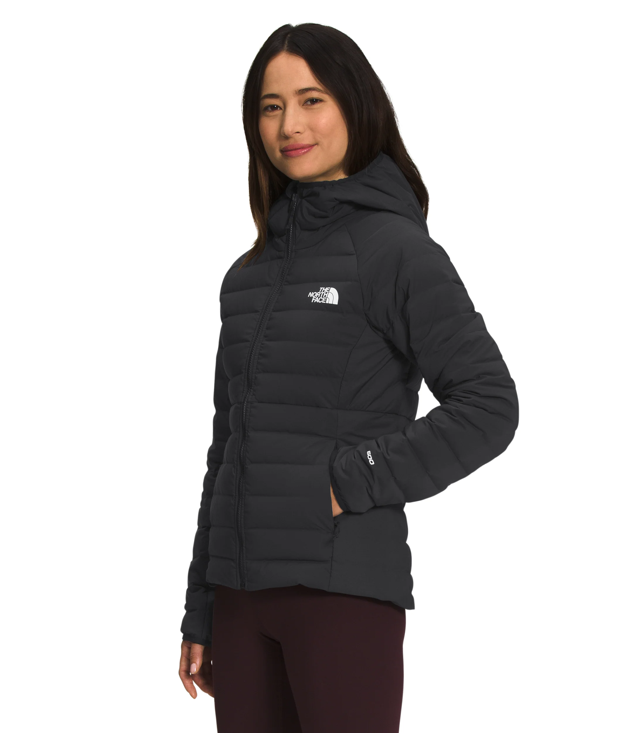 Women's Belleview Stretch Down Hoodie TNF Black - Image 2