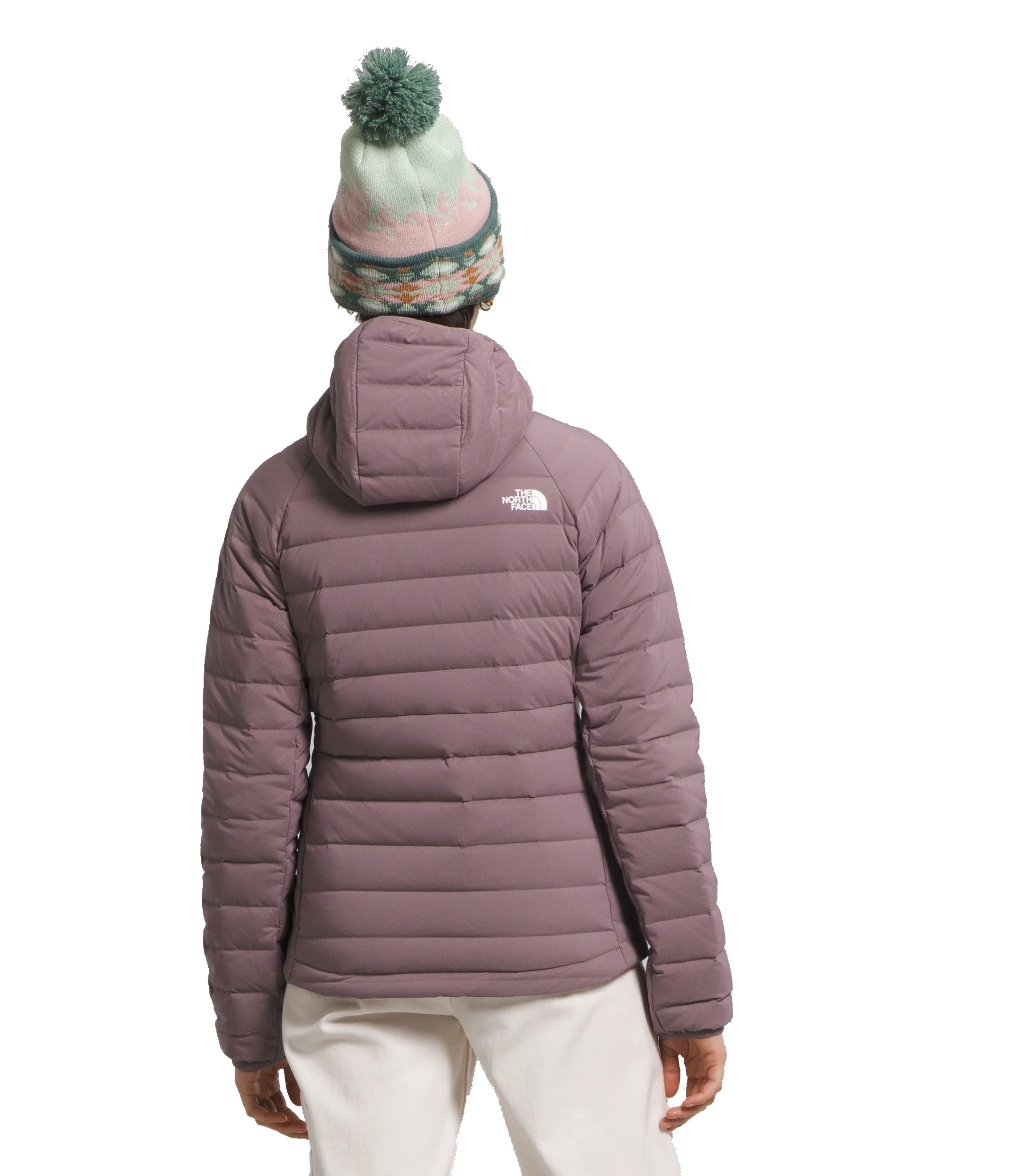 Women's Belleview Stretch Down Hoodie Fawn Grey - Image 3